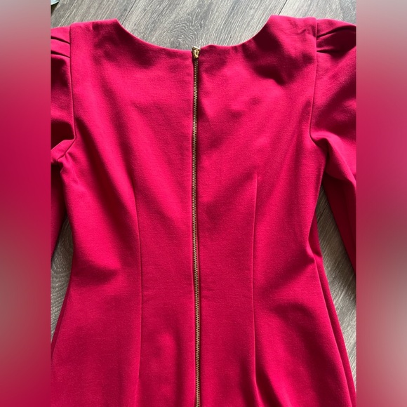Rachel Parcell Square Neck Long Sleeve Ponte
Dress in Red Persia. Size S - Picture 13 of 16